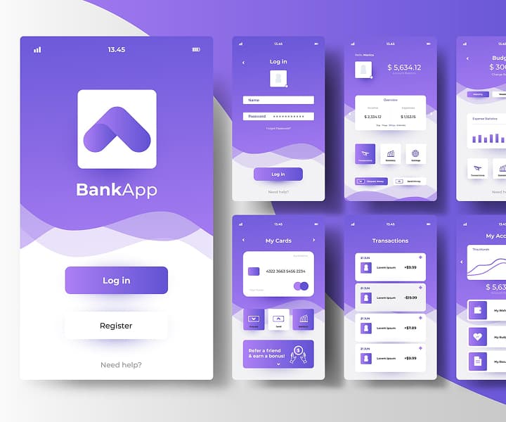 banking app image