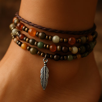 neck with beads image